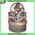 cast animal horse bronze fountain GBF-M022